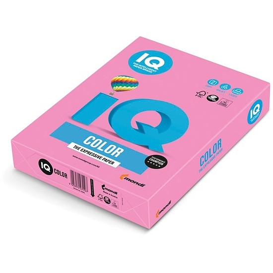 IQ Color A4 80gr. színes fénymásolópapír neon rózsa 500 ív / csomag