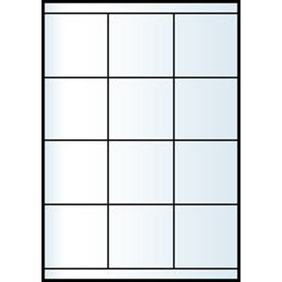 Jac 20037 20334 70x67,7mm 3 pályás univerzális etikett 12 címke/ív 100ív/doboz megszűnő