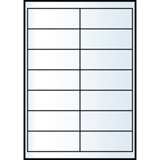 Jac 20171 99,1x38,1mm 2 pályás univerzális etikett 14 címke/ív 100ív/doboz megszűnő