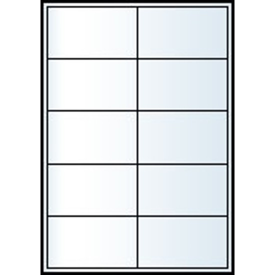 Jac 20173 99,1x57mm 2 pályás univerzális etikett 14 címke/ív 100ív/doboz