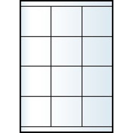 Jac C 7067 70x67,7mm 3 pályás univerzális etikett 12 címke/ív 200ív/doboz megszűnő