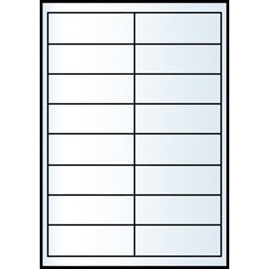 Jac C 9633 96,5x33,8mm 2 pályás univerzális etikett 16 címke/ív 200ív/doboz megszűnő
