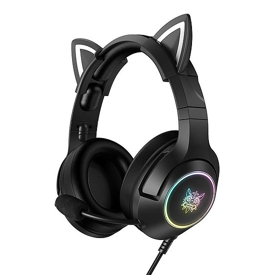 Játékos fejhallgató ONIKUMA K9 Fekete (K9B RGB 3.5mm)