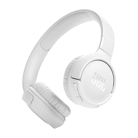 JBL Tune 520BT vezeték nélküli, fülre helyezhető Bluetooth 5.3 fejhallgató - fehér