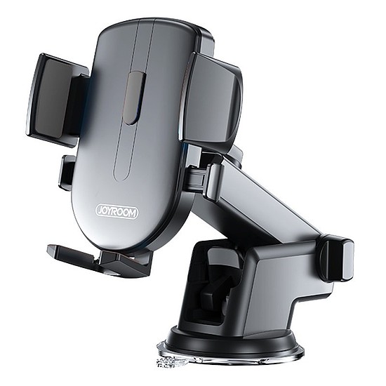 Joyroom autós telefontartó teleszkópos kihúzható karral a műszerfalhoz és a szélvédőhöz fekete (JR-OK3)