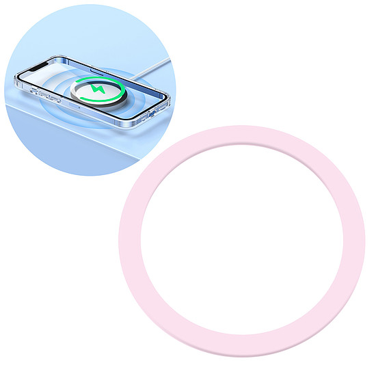 Joyroom fém mágnesgyűrű rózsaszín okostelefonhoz (JR-Mag-M3)