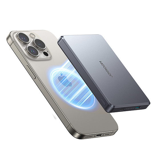 Joyroom JR-PBM08 Pro 10000mAh ultravékony külső akkumulátor - szürke