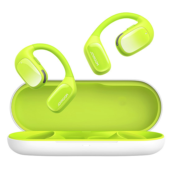 Joyroom Openfree JR-OE1 vezeték nélküli fülre helyezhető fejhallgató - zöld