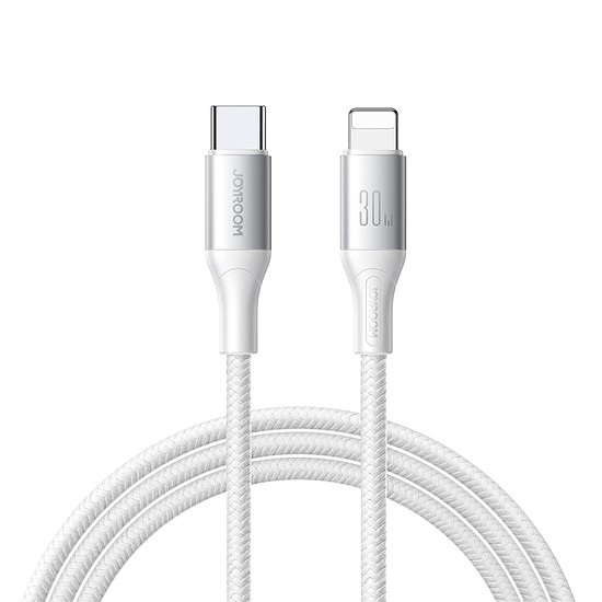 Joyroom S-A28 Flash Series 30W USB-C - Lightning kábel 1m - fehér