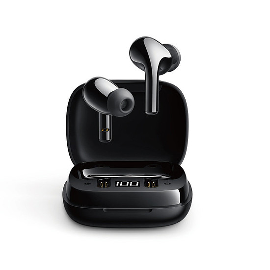 Joyroom TWS vezeték nélküli Bluetooth fülhallgató fekete fejhallgató (JR-TL6)