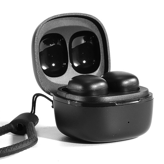 Joyroom TWS vezeték nélküli fülbe helyezhető fejhallgató IP54 fekete (MG-C05)