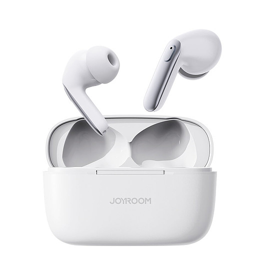 JoyRoom - Vezeték nélküli fülhallgatók (JR-BC1) - Bluetooth 5.3, zajszűrő, True Wireless, mikrofonnal, IPX4 - fehér (KF2316610)