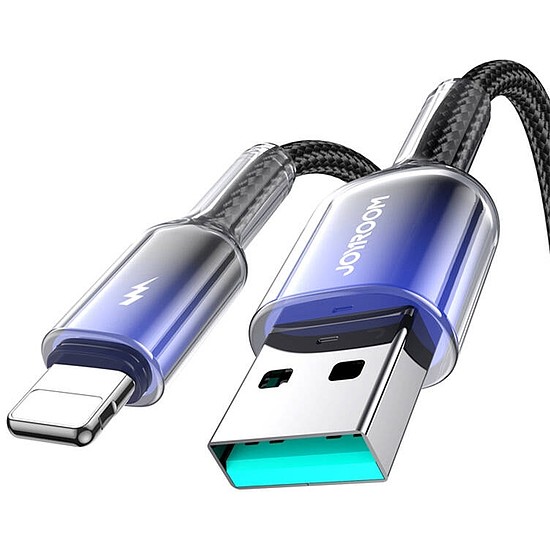 Kábel USB-A Lightning Joyroom S-A42 3A 1.2m fekete (S-A42 A-L Bl)
