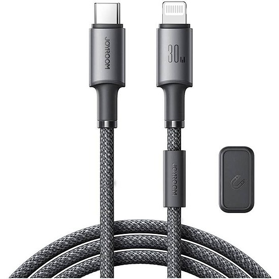 Kábel USB-C Lightning Joyroom 30W, 1.2m szary (S-A50 C L)