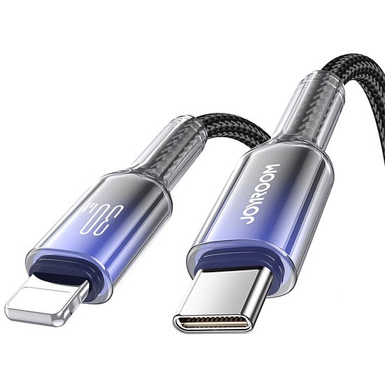Kábel USB-C Lightning Joyroom S-A42 30W 1.2m fekete (S-A42 C-L Bl)