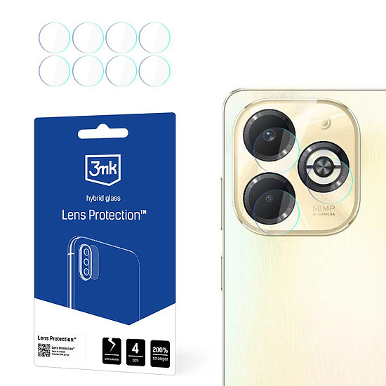 Kameralencse üveg 3mk Lencsevédelem Infinix Smart 8 Plus-hoz