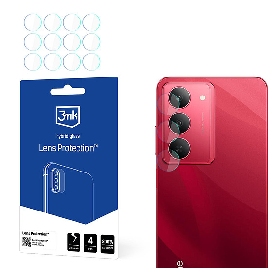 Kameralencse üveg 3mk lencsevédelem Realme 14x-hez