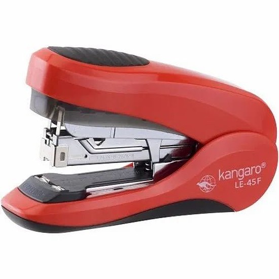 Kangaro LE-45F tűzőgép - Less Effort - piros 40 lap 24-26/6-8 kapocs - nyomáskönnyítő technológia