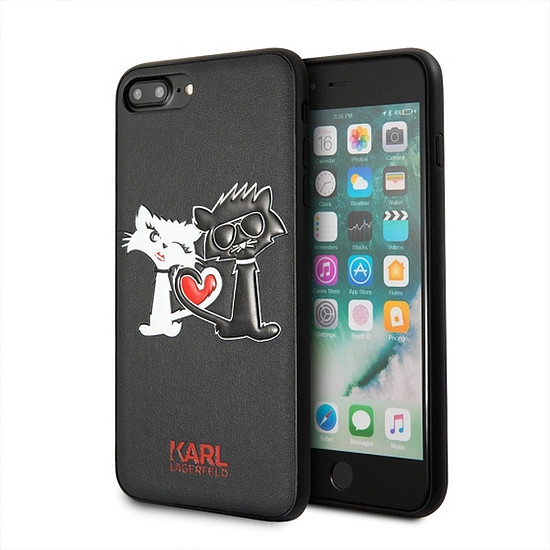 Karl Lagerfeld Choupette In Love tok Samsung Galaxy S8 Plus-hoz, fekete
