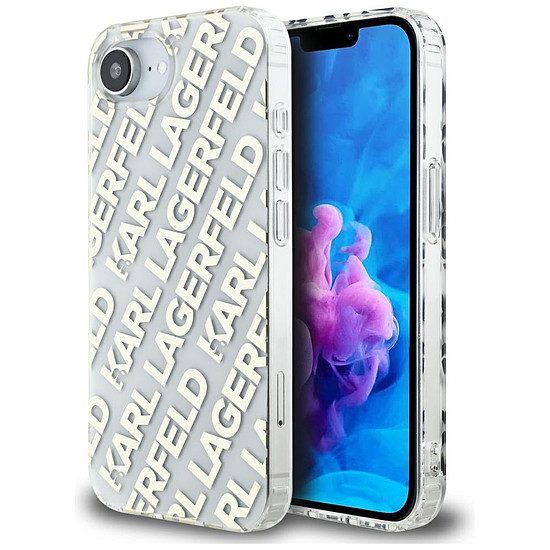 Karl Lagerfeld IML ismétlődő logós iPhone 16e tok - arany