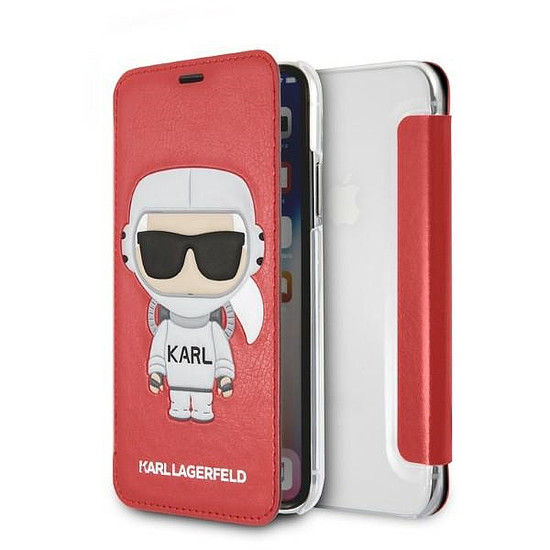 Karl Lagerfeld Karl Space Cosmonaut iPhone X/XS tok - piros