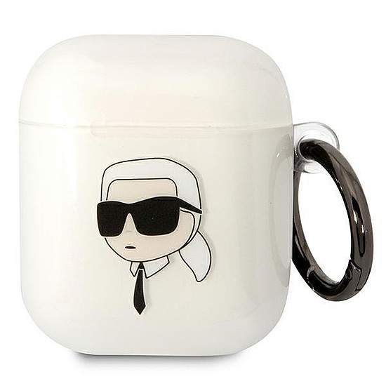 Karl Lagerfeld KLA2HNIKTCT AirPods 1/2 fedél átlátszó Karl`s Head