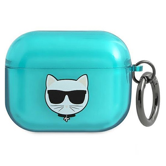 Karl Lagerfeld KLAPUCHFL AirPods Pro borító kék/kék Choupette
