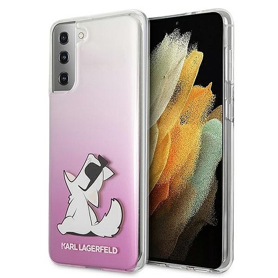 Karl Lagerfeld KLHCS21MCFNRCPI S21+ G996 keménytok, rózsaszín/rózsaszín Choupette Fun