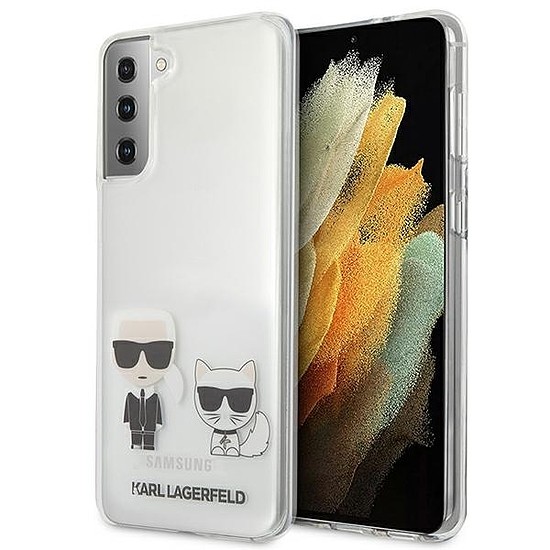Karl Lagerfeld KLHCS21MCKTR S21+ G996 keménytok, átlátszó Karl & Choupette