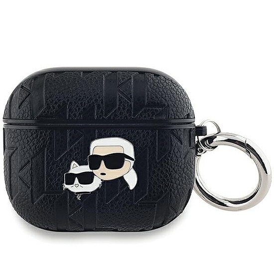 Karl Lagerfeld Monogram Karl & Choupette Head tok AirPods 3-hoz - fekete