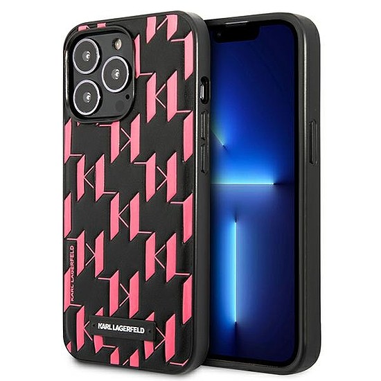 Karl Lagerfeld Monogram plakett - borító iPhone 13 Pro készülékhez (KLHCP13LMNMP1P)