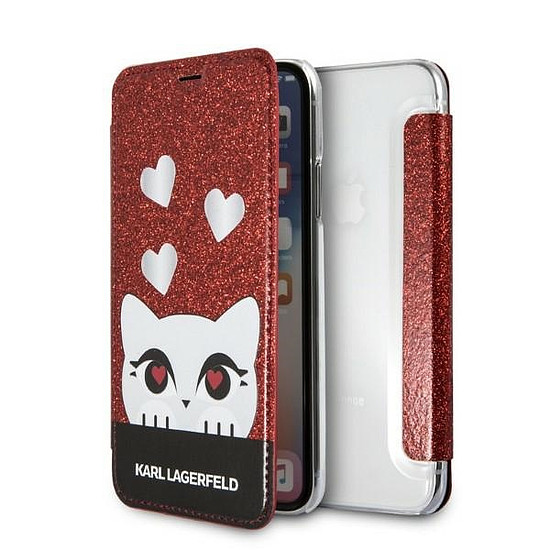 Karl Lagerfeld Valentine iPhone X/XS tok - piros