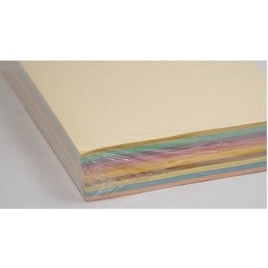 Kaskad pasztell mix A/4 80gr színes fénymásolópapír 10x50ív/csomag