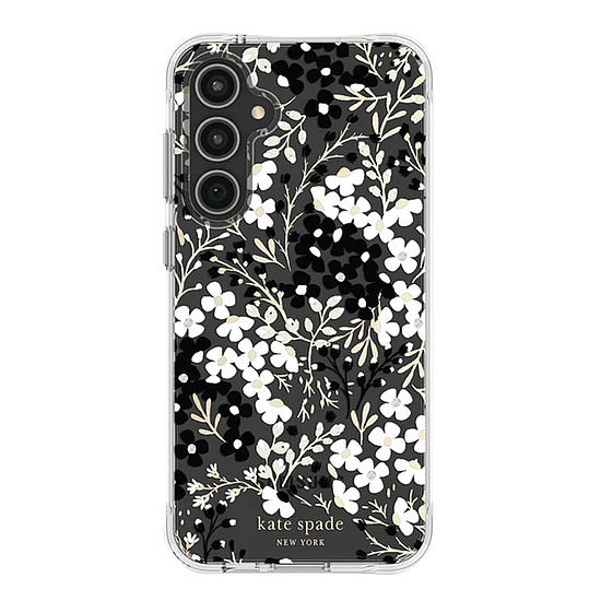 Kate Spade New York Multi Floral - Samsung Galaxy S23 FE 5G tok fekete-fehér (KS053154)