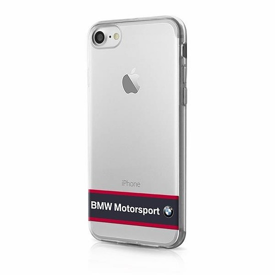 Kemény tok BMW BMHCP7TRHNA iPhone 7 / 8 / SE 2020 / SE 2022 átlátszó sötétkék