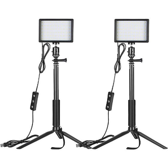 Kit Newer ZC-10S két lámpa LED + szűrők + állványok (B07T8FBZC2)