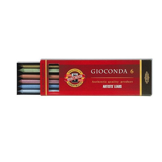 Koh-I-Noor 4380 Gioconda töltőceruza betét vegyes színek 5,6mm 6db/doboz