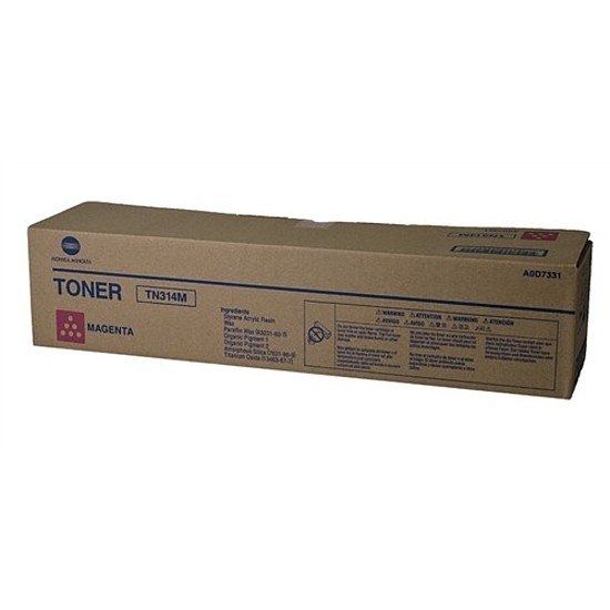 Konica Minolta Bizhub C353 toner eredeti Magenta 20K TN314M A0D7351