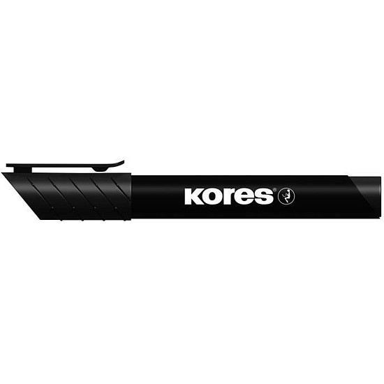 Kores K-Marker alkoholos marker fekete, kerek hegy 3-5mm