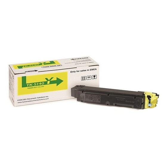 Kyocera TK-5140 Yellow lézertoner eredeti 5K 1T02NRANL0