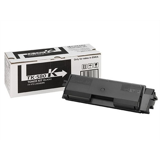 Kyocera TK-580K lézertoner eredeti Black 3,5K 1T02KT0NL0