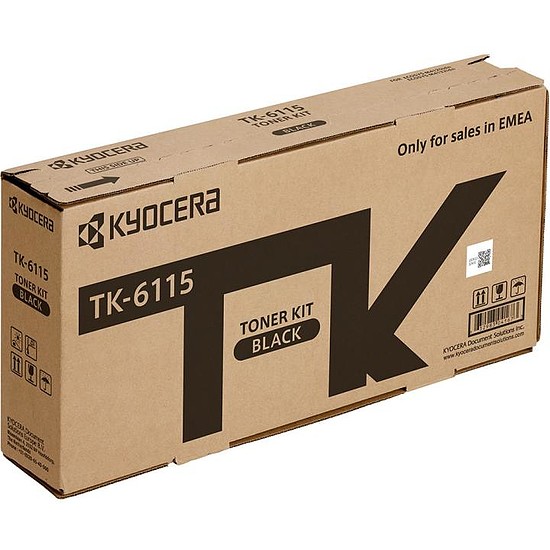 Kyocera TK-6115 Black lézertoner eredeti 15K 1T02P10NL0