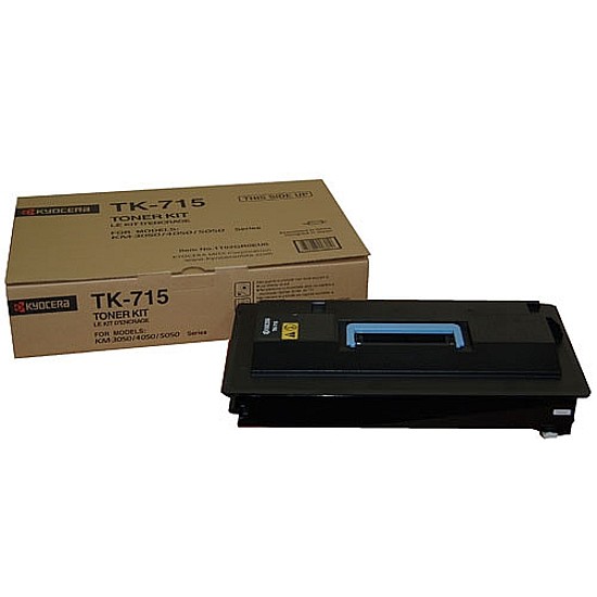 Kyocera TK-715 lézertoner eredeti 34K 1T02GR0EU0 