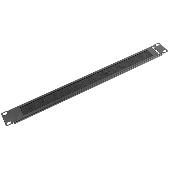 Lanberg 19" 1U kábelrendező kefe (AK-1101-B)