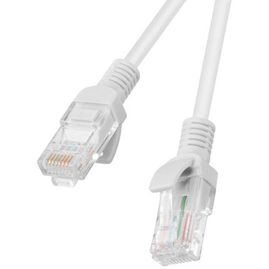 LANBERG UTP Cat.5E patch kábel 1m szürke (PCU5-10CC-0100-S)