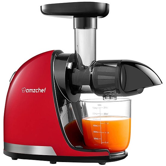 Lassú gyümölcscentrifuga AMZCHEF 1501-RD (piros)