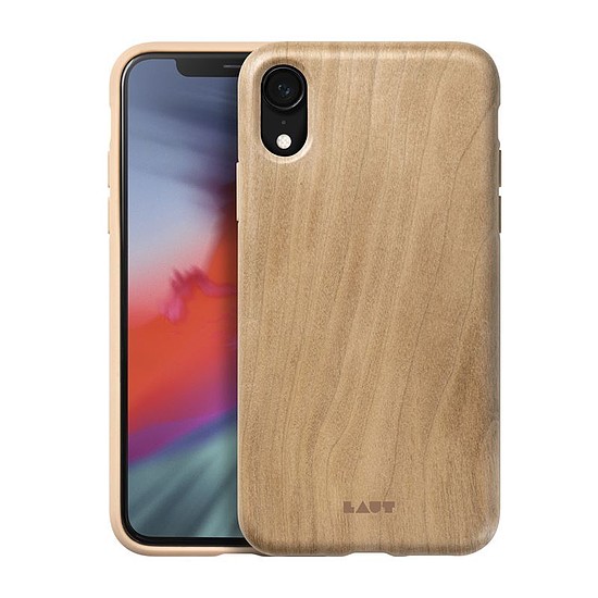 Laut PINNACLE - iPhone XR tok természetes fával Cherry Wood (LAUT_IP18-M_PI_W)