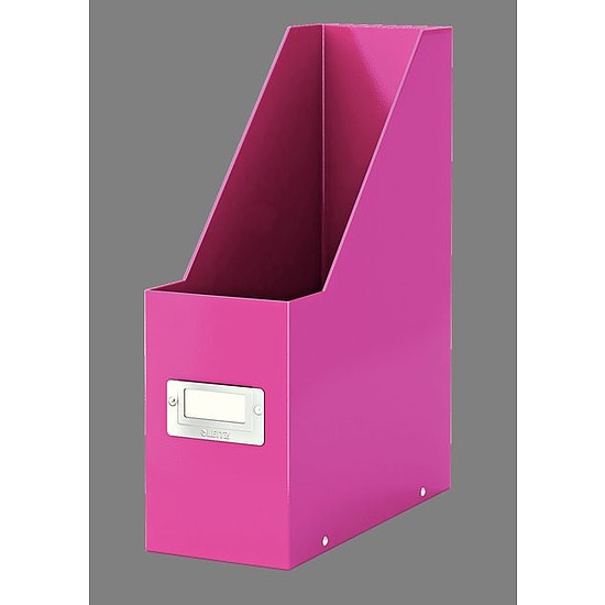Leitz 60470023 Click&Store 95mm lakkfényű iratpapucs rózsaszín PP/karton