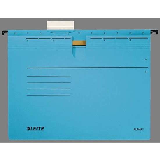 Leitz Alpha 19840135 lefűzős függőmappa kék 25db/doboz