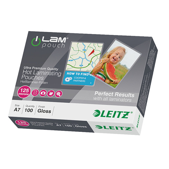 Leitz iLam Standard lamináló fólia A7 125 micron meleglamináló 33805